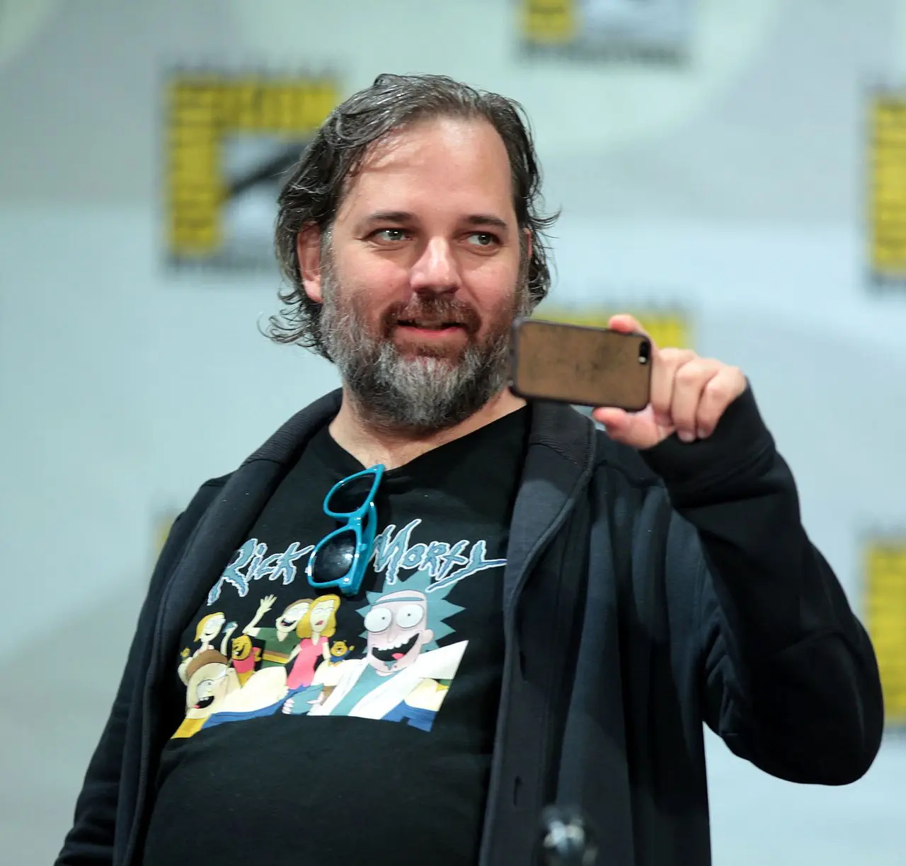 Photo of Dan Harmon, creator of Rick and Morty and the NFT series Krapopolis.