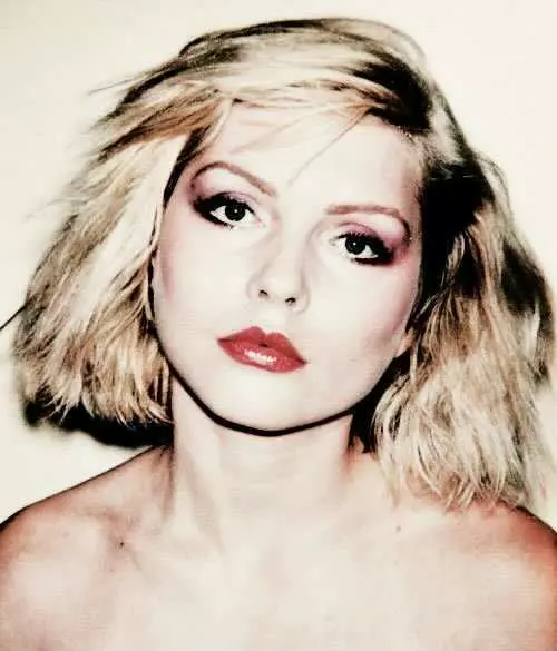 debbie harry young short hair