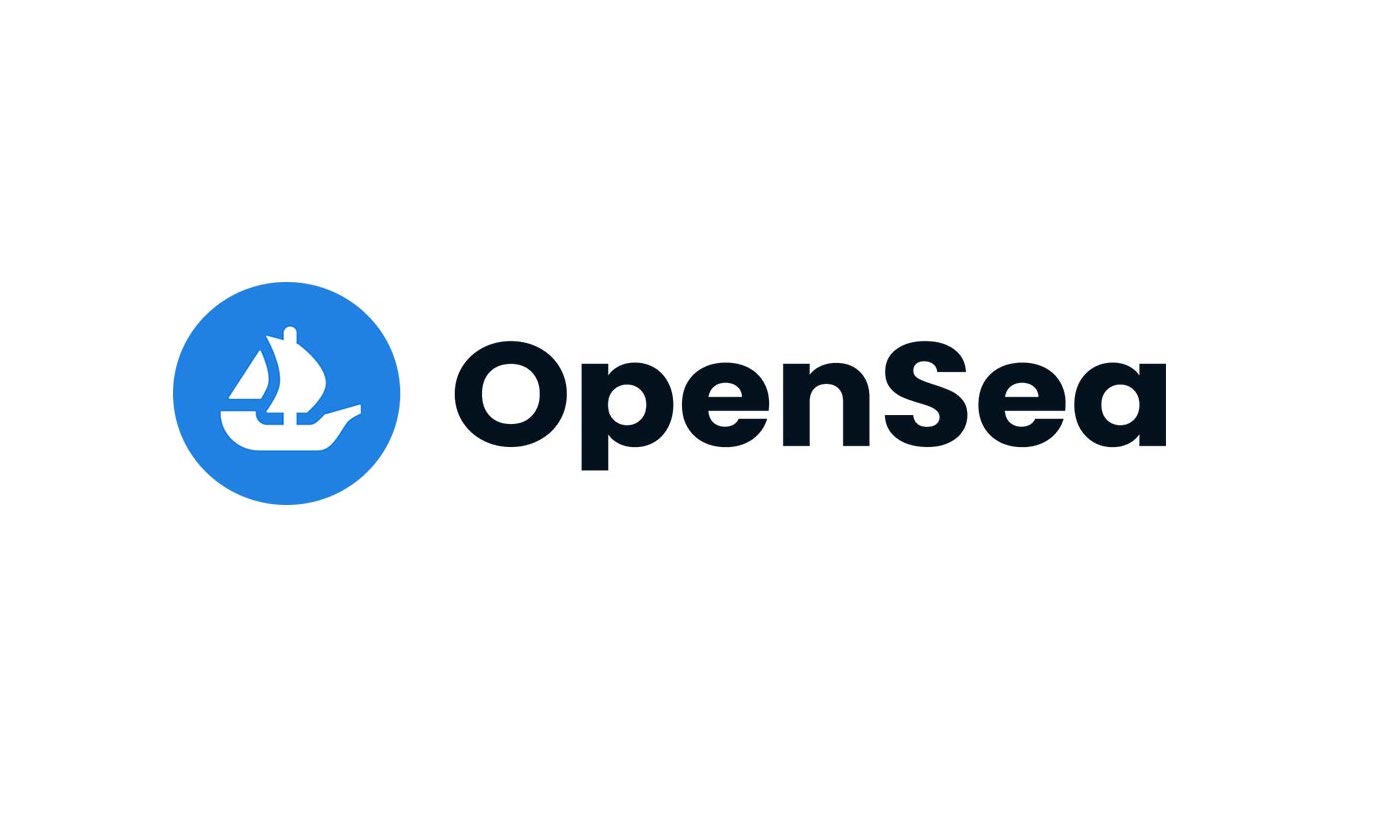 OpenSea logo in black and white Clone