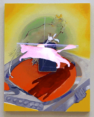 Image of a digital artwork created by artist Rachel Rossin