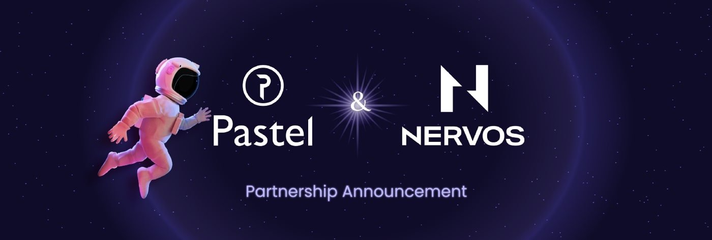 Logos of Nervos Network and Pastel