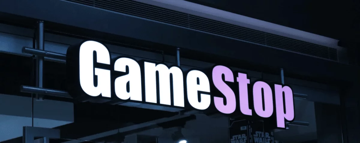 The picture shows Gamestop company logo