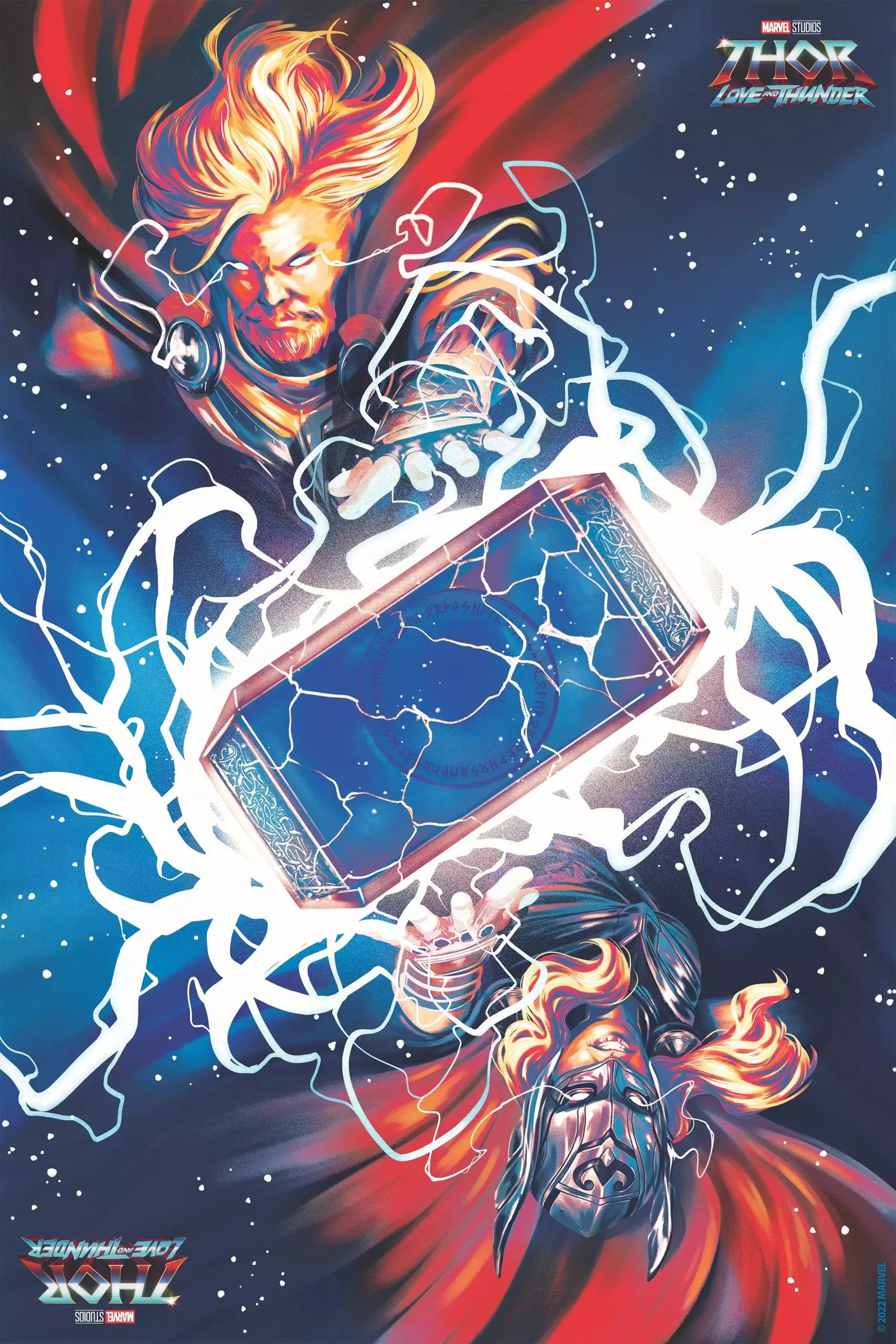 Thor Love and Thunder NFT poster from Disney Cinemark