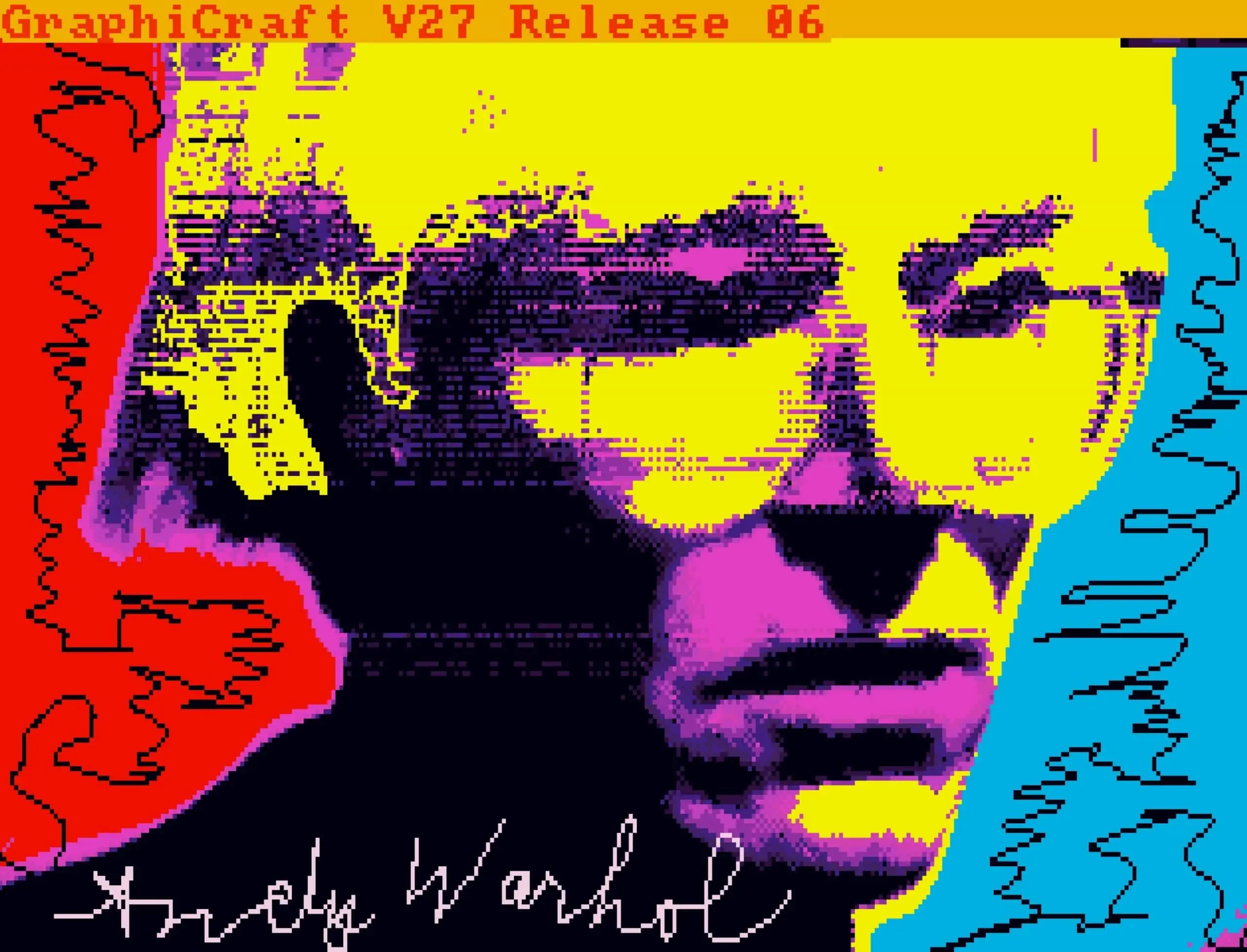 Andy Warhol's mid-80s computer art as an NFT