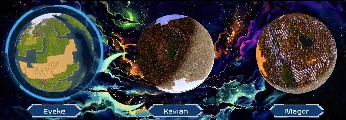 Alien Worlds planets