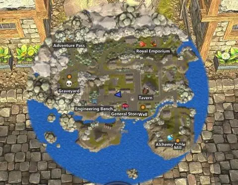 Lost Relics Talmuth gameplay map