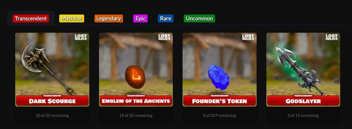 Lost Relics NFT