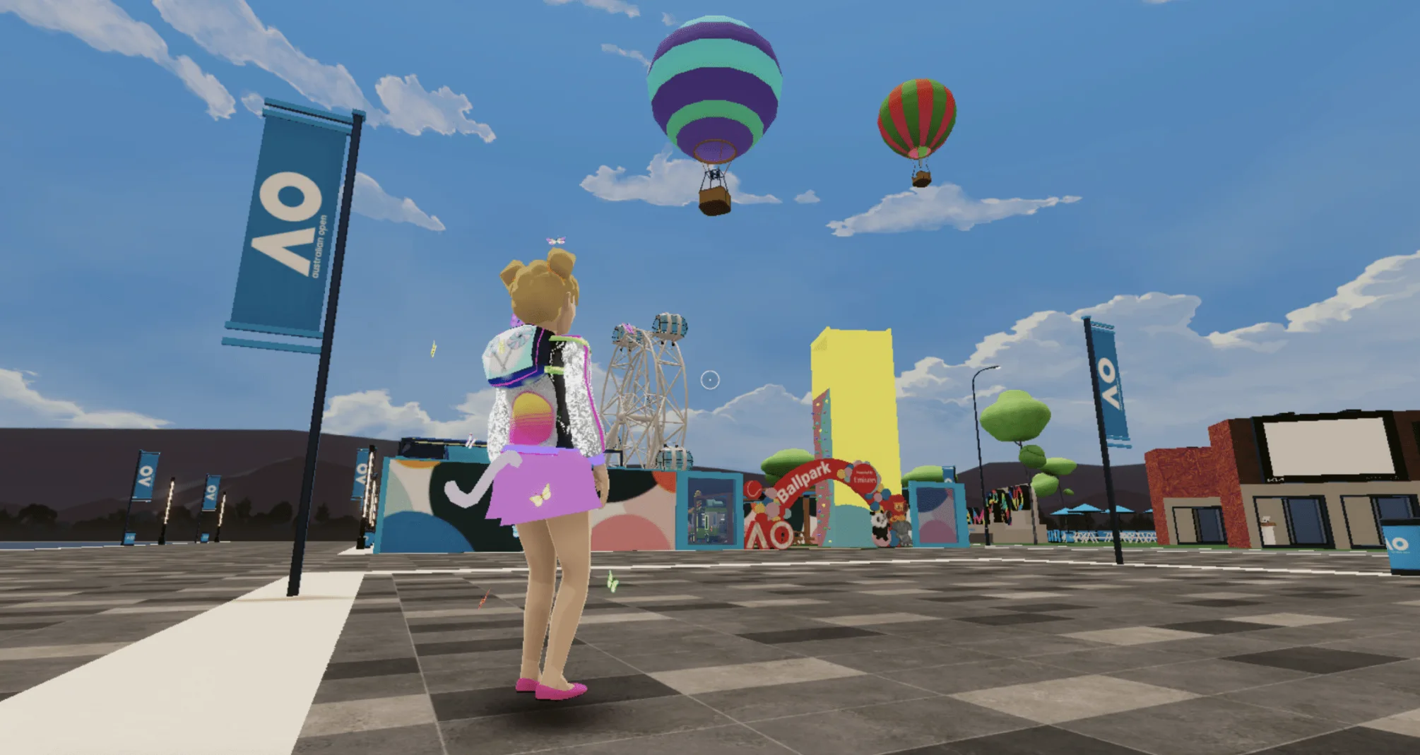 the Ball Park in the Australian Open metaverse