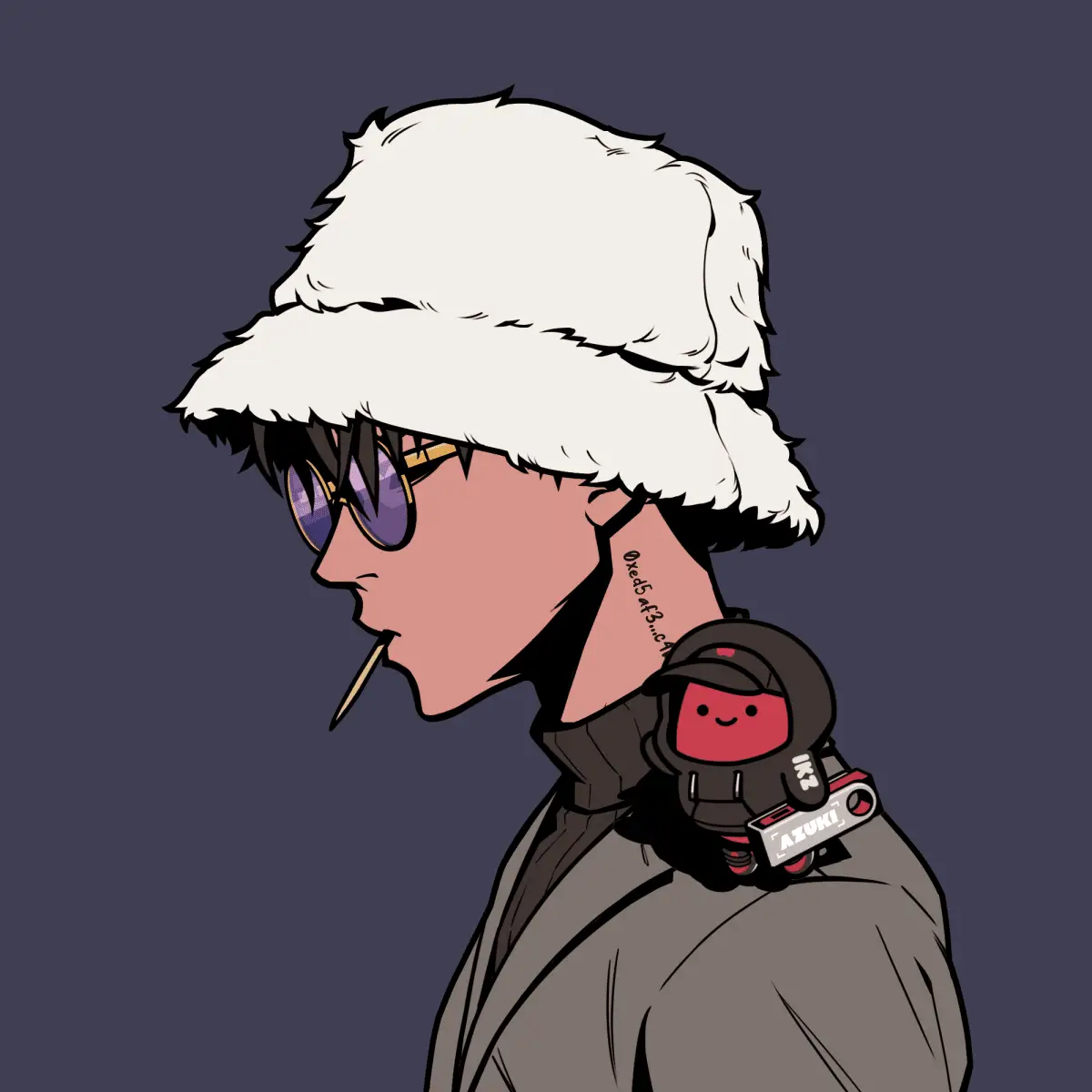The picture shows an Azuki NFT posted by its founder on Twitter