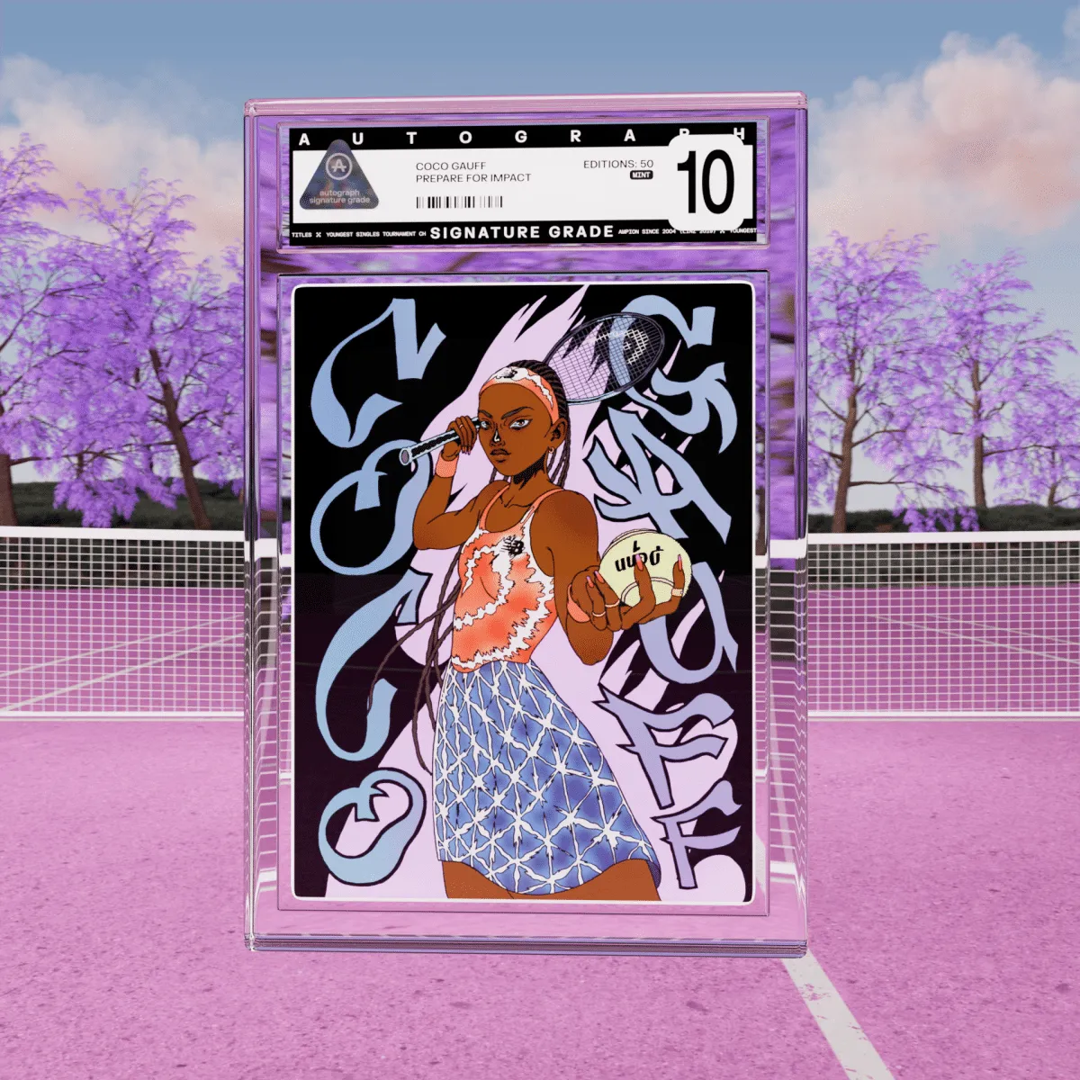 Coco Gauff Prepare For Impact Autograph NFT