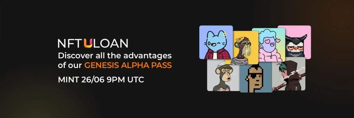 nftuloan banner genesis alpha pass