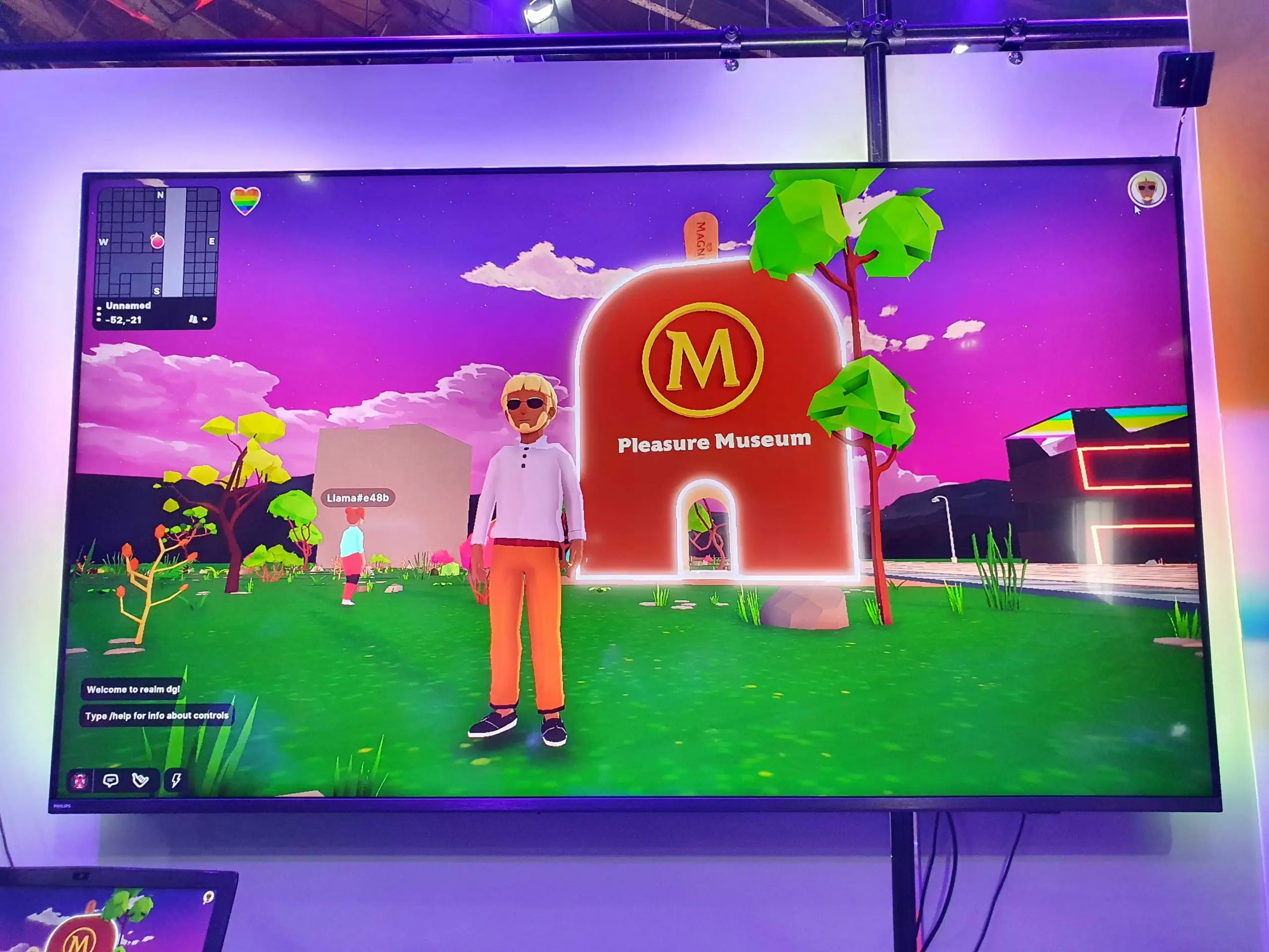 Magnum virtual pleasure museum in Decentraland