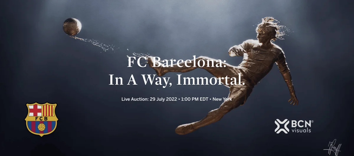 Image of the FC Barcelona NFT
