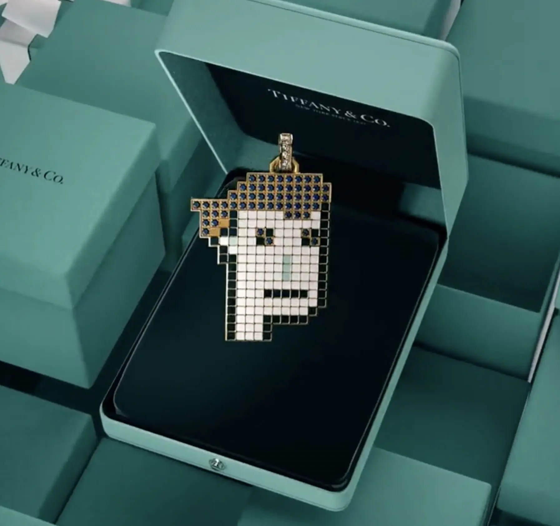 Tiffany & Co. CryptoPunk NFT pendant