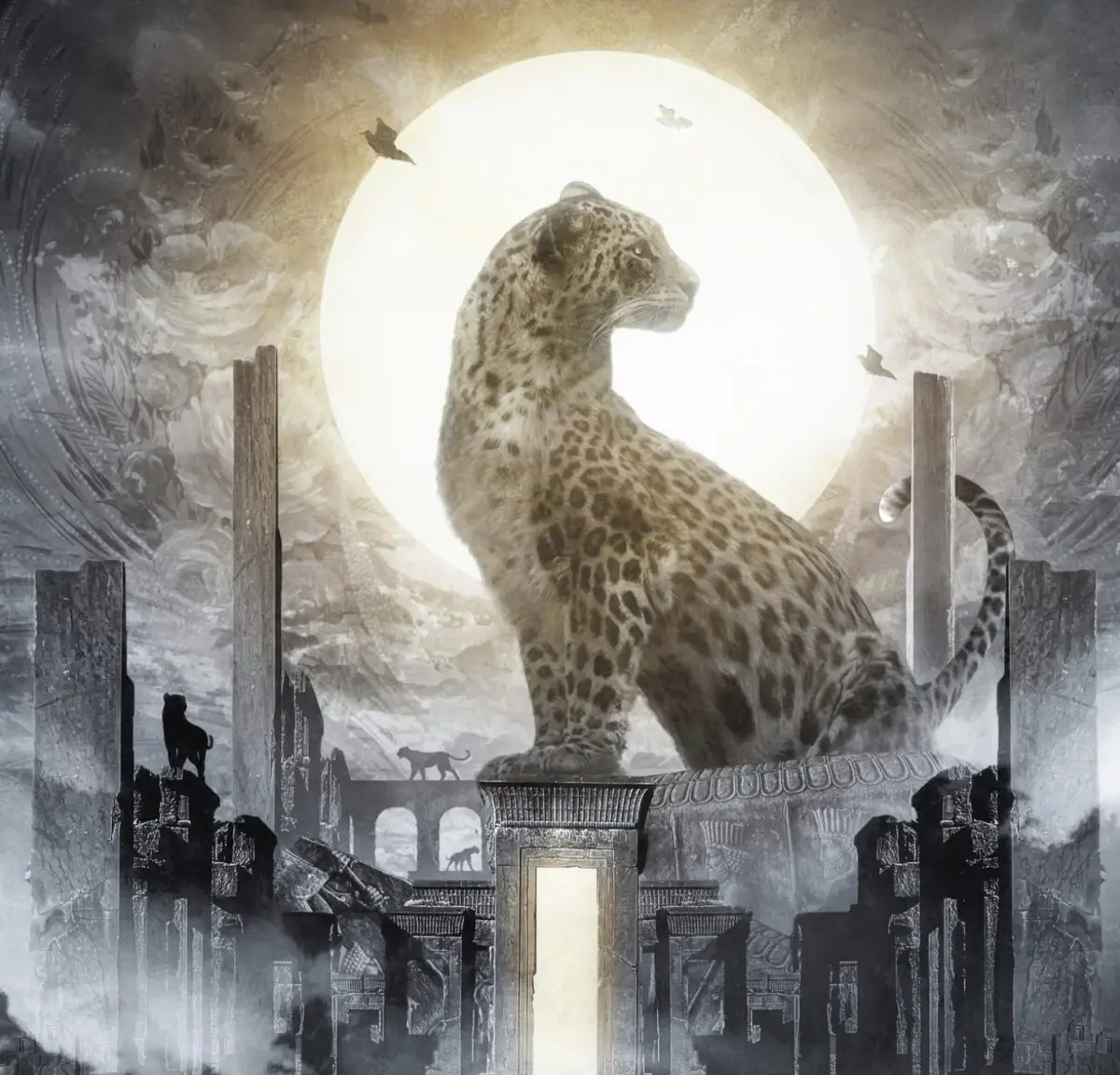 Artist Bosslogic's leopard NFT art
