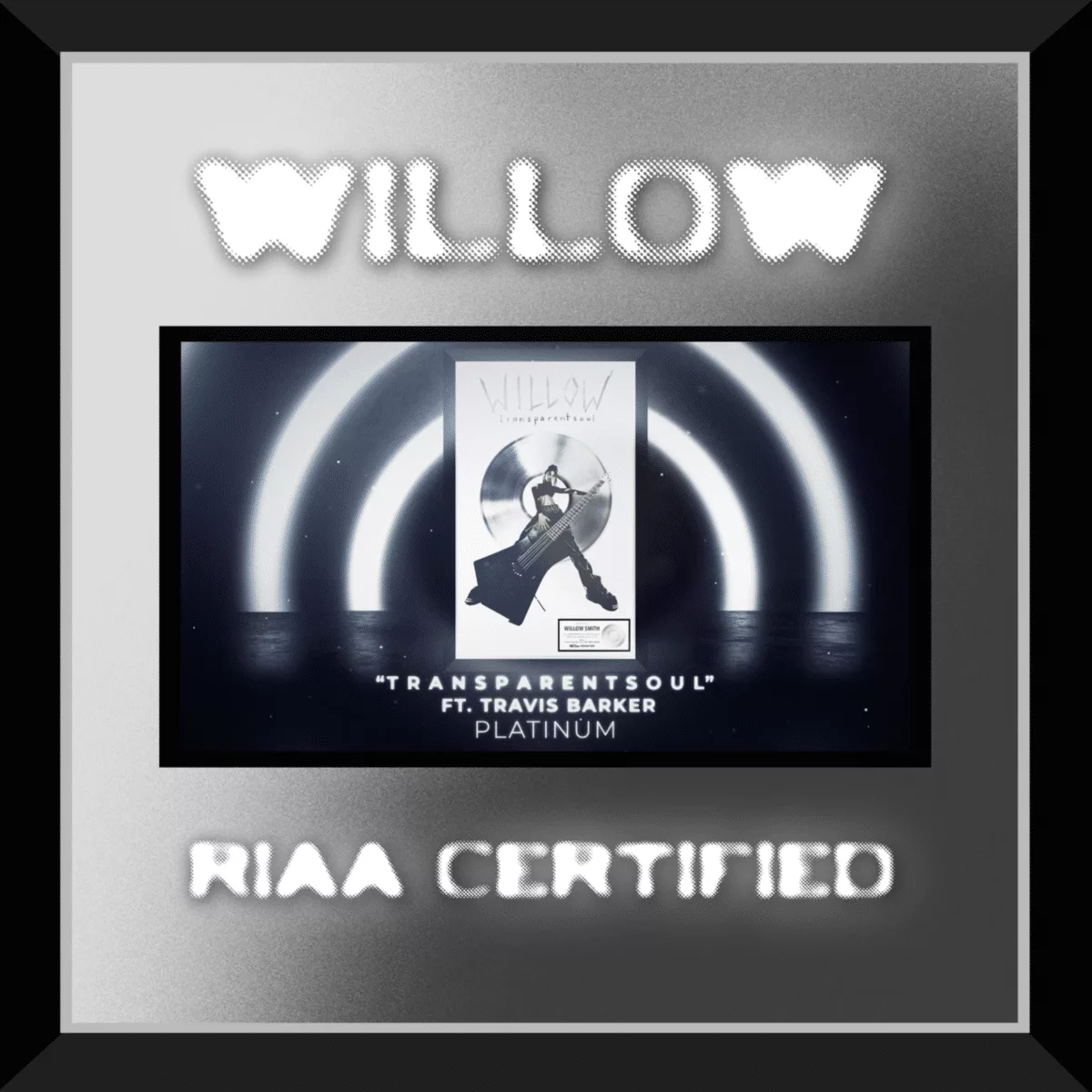 image of the Willow NFT plaque from the RIAA